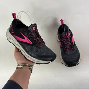 Brooks Divide 2 Sneakers Women's 7 Gray Mesh Lace-Up Athletic Running Shoes